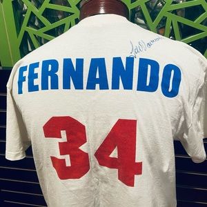 Fernando Graphic Tee - White and Red